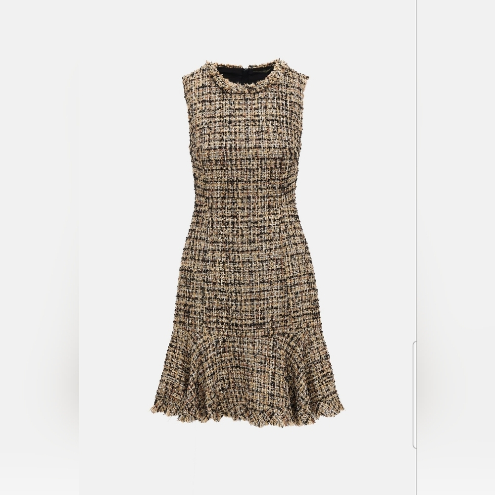 NWT Kobi Halperin Reilly Tweed Dress Sleeveless Sz 2